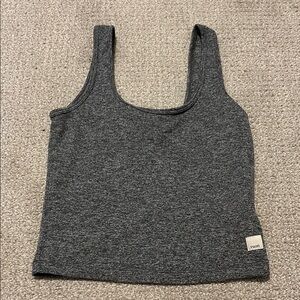 Vuori Gray Fitted Tank Top